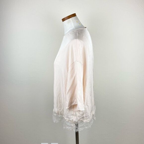 Vince Lace Trim Tee in Pale Alder - Picture 5 of 7